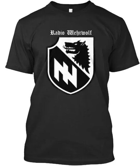 Camiseta Radio Wehrwolf – Feita nos EUA – Tamanhos do P ao 5XL